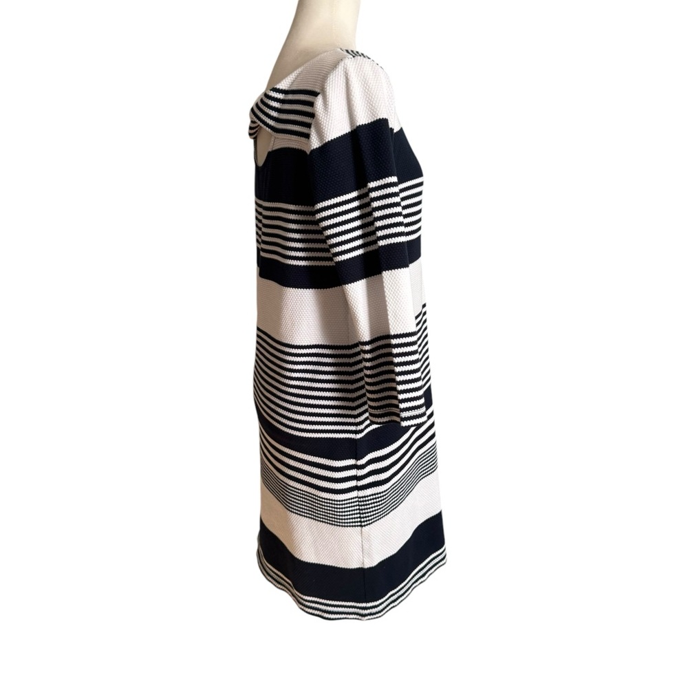 Lilly Pulitzer Bay Stripe Dress - True Navy Coconut Stripe Jacquard - Picture 4 of 7